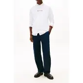 Tommy Hilfiger Brand Love Sweatshirt White Größe: M | Pullover Outlet | Herren | Weiß
