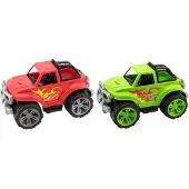 Teddies Geländewagen Buntes Auto Leuchtende Farben Für Kinder
