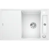 BLANCO AXIA III 45 S, Rechteckig, Silgranit, Weiß, 1 Becken, Rechteckig, Links