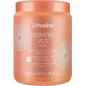 Echos Line Keratin veg Mask intensive nährende Maske für trockene und poröse Haare mit Aminosäuren 1000 ml