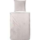 PRIMERA Soft-Seersucker Bettwäsche 155x220 uni einfarbig beige sand 213050-07