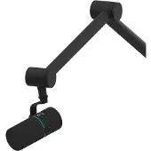 Nikcorp Professionelles dynamisches Podcast-Mikrofon USB XLR Schwarz 3 m