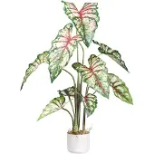 Creativ Green Künstliche Zimmerpflanze "Syngonium" mit außergewöhnlichem Blattwerk