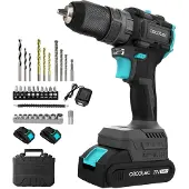Cecotec Schlagbohrmaschine und Schrauber 2 Batterien 21V-2000mAh PowerForce 3000 Impact Brushless. Brushless-Motor, 32000IPM