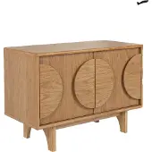 Zuiver Groove Sideboard mit 2 Türen aus Eichenholz Braun