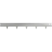 vidaXL Raseneinfassung 50 stk. 100 x 12 cm Stainless Steel Silber