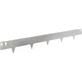 vidaXL Raseneinfassung 10 stk. 100 x 12 cm Stainless Steel Silber