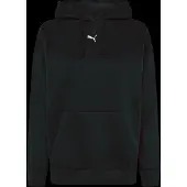 Puma Kapuzensweatshirt "ESS CENTERED CAT LOGO RELAXED HOODIE FL", mit Kapuze, mit angesetztem Bündchen am Ärmelabschluss