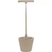 Zafferano Poldina Reverso Akku-Tischlampe sand
