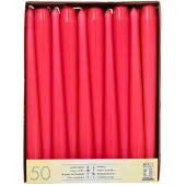 Starpak 50 Leuchterkerzen Ø 2,2 cm · 25 cm Fuchsia