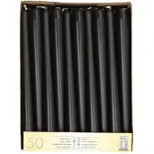 Starpak Leuchterkerzen Ø 2,2 cm, 25 cm schwarz 100 Stück