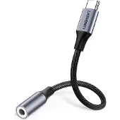 UGREEN 30632, Schwarz, USB C, 3.5mm, Männlich, Weiblich
