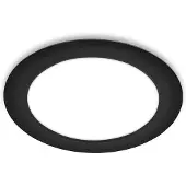 Briloner LED Einbaustrahler Einbauspot 230V Flach 18W Neutralweißes Licht Ø22cm Schwarz