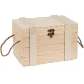 Glorex GmbH 6 2003 360, Aufbewahrungsbox, Holz, Rechteckig, Holz, Einfarbig, Drinnen