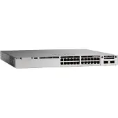 Cisco Catalyst C9300-24UX-E, Managed, L2/L3, 10G Ethernet (100/1000/10000), Power over Ethernet (PoE), Rack-Einbau, 1U