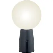 Zafferano Olimpia Akku-Tischlampe IP54 dunkelgrau