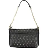Valentino Elegante Schwarze Damenhandtasche mit Kettenriemen und Logodetails