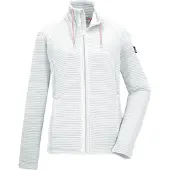Killtec Strickjacke "KOS 12 WMN FLX JCKT" Elastische Damenjacke, gestreift, mit Kinnschutz und Taschen