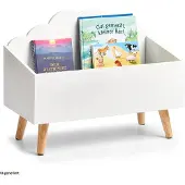 Zeller Spielzeugtruhe PRESENT "Wolke", weiß, B:58cm H:45cm T:28cm, MDF, Aufbewahrungsboxen, Spielzeugtruhe, Kindermöbel in nordischen Design