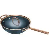 Zwilling Wok "Milano" Aluminium 1 tlg. Keramik-Antihaftbeschichtung, Induktion, Made in Italy