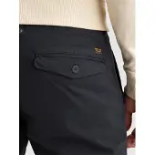 PME Legend Chinohose , Herren, Gr. 38, Länge 36, schwarz (salute), Twill, Obermaterial: 97% Baumwolle, 3% Elasthan, relaxed fit lang, Hosen Chinohose
