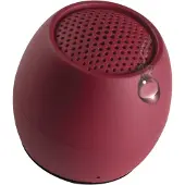 Boompods Zero Speaker, 3 cm, 3 W, Kabellos, Tragbarer Mono-Lautsprecher, Burgund, Sphärisch
