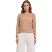 Falke Pure Merino Wool Damen Pullover, S, Braun, Argyle,Streifen, Schurwolle