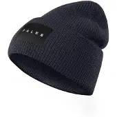 Falke Unisex Mütze, Onesize, Blau, Struktur, Schurwolle