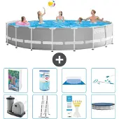 Intex Prism Frame Pool Rund - 549x122 cm - 7-teilig S542