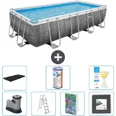 Bestway Power Steel Rechteckig - 549x274x122 cm - 6-teilig S563
