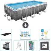 Bestway Power Steel Rechteckig - 549x274x122 cm - 6-teilig S581