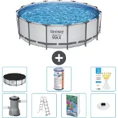 Bestway Steel Pro MAX Rund - 488x122 cm - 6-teilig S622