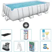 Bestway Power Steel Rechteckig - 549x274x122 cm - 6-teilig S541