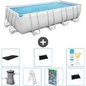 Bestway Power Steel Rechteckig - 488x244x122 cm - 6-teilig S562