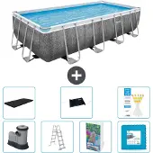 Bestway Power Steel Rechteckig - 549x274x122 cm - 6-teilig S621