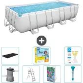 Bestway Power Steel Rechteckig - 488x244x122 cm - 6-teilig S532
