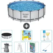 Bestway Steel Pro MAX Rund - 488x122 cm - 6-teilig S544