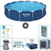 Bestway Steel Pro Rund - 396x84 cm - 5-teilig S302