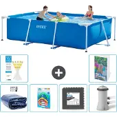 Intex Rechteckiger Frame Pool - 300x200x75 cm - 5-teilig S3