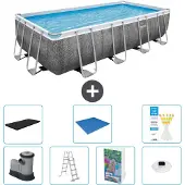 Bestway Power Steel Rechteckig - 549x274x122 cm - 6-teilig S596