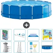 Intex Frame Pool Rund - 457x122 cm - 7-teilig S550