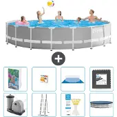 Intex Prism Frame Pool Rund - 549x122 cm - 7-teilig S525