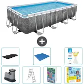 Bestway Power Steel Rechteckig - 549x274x122 cm - 6-teilig S546