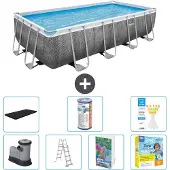 Bestway Power Steel Rechteckig - 549x274x122 cm - 6-teilig S572