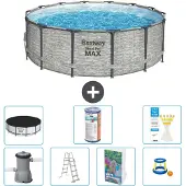 Bestway Steel Pro MAX Rund - 427x122 cm - 6-teilig S541