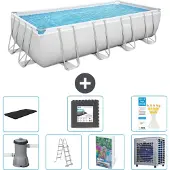 Bestway Power Steel Rechteckig - 488x244x122 cm - 6-teilig S538