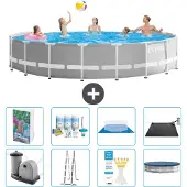 Intex Prism Frame Pool Rund - 549x122 cm - 7-teilig S632