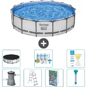 Bestway Steel Pro MAX Rund - 457x122 cm - 6-teilig S574
