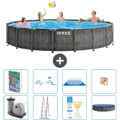 Intex Prism Frame Pool Rund - 549x122 cm - 7-teilig S647
