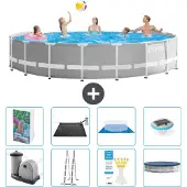 Intex Prism Frame Pool Rund - 549x122 cm - 7-teilig S598